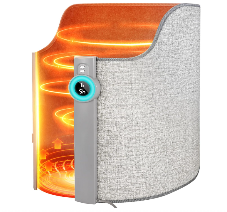 Electric Foot/Leg Warmer with Thermostat & Timer